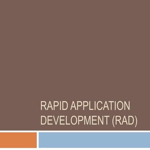Kelompok 8   rapid application development (rad)