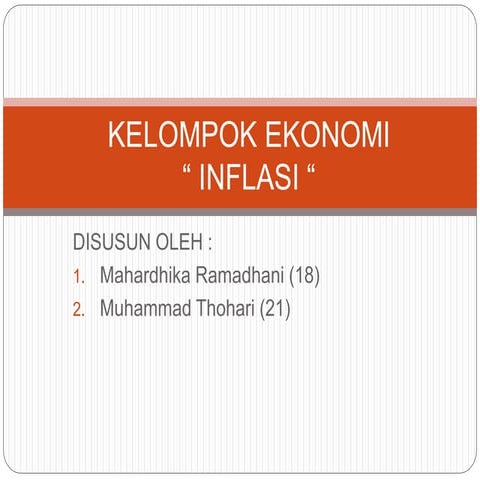 Kelompok ekonomi "Inflasi"