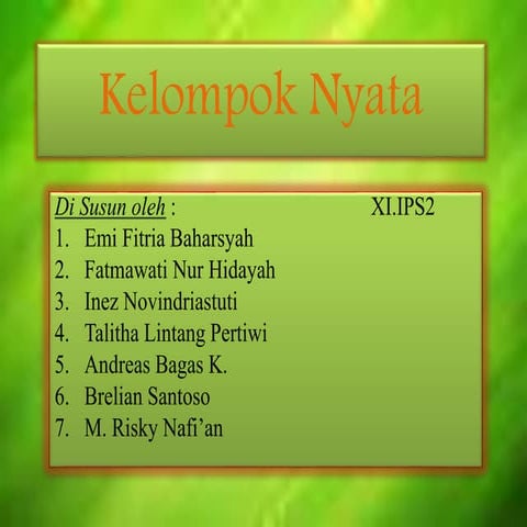 Kelompok nyata (Sosiologi)