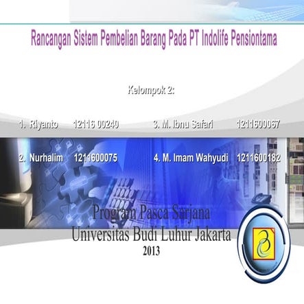 Rekayasa Perangkat Lunak RPL Sistem Pembelian Barang