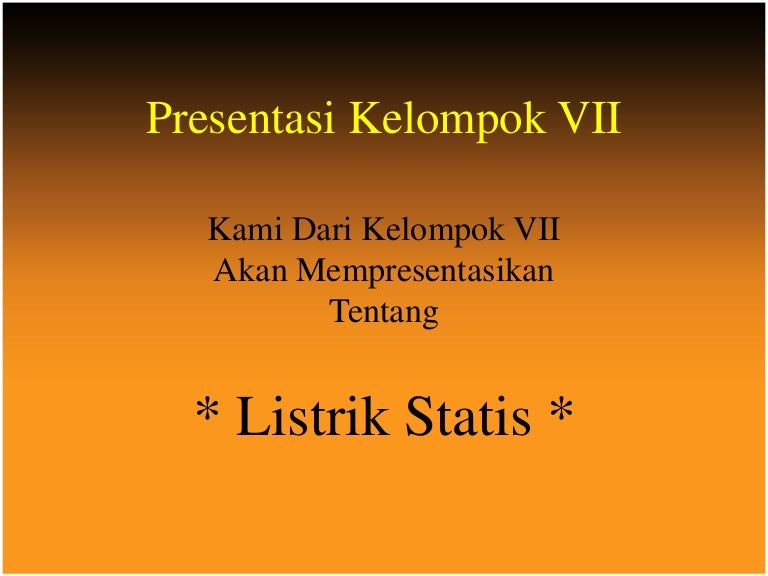 Listrik Statis