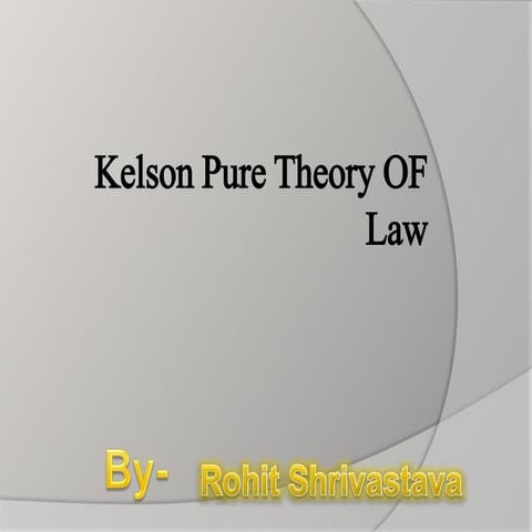 Kelson pure theory
