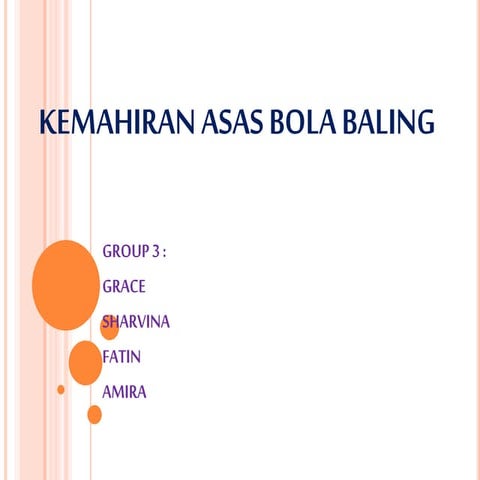 Kemahiran asas bola baling