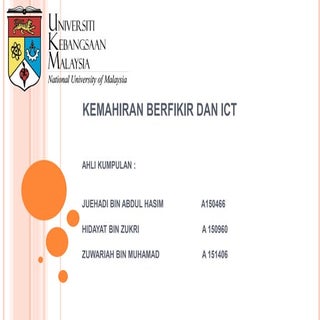 Kemahiran berfikir dan ict