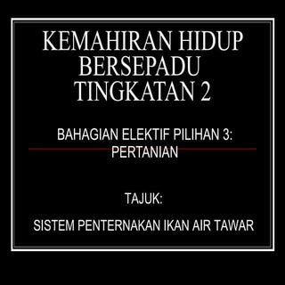 Kemahiran Hidup Bersepadu Tingkatan...