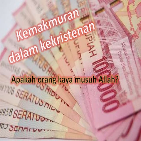 Kemakmuran Dalam Kekristenan