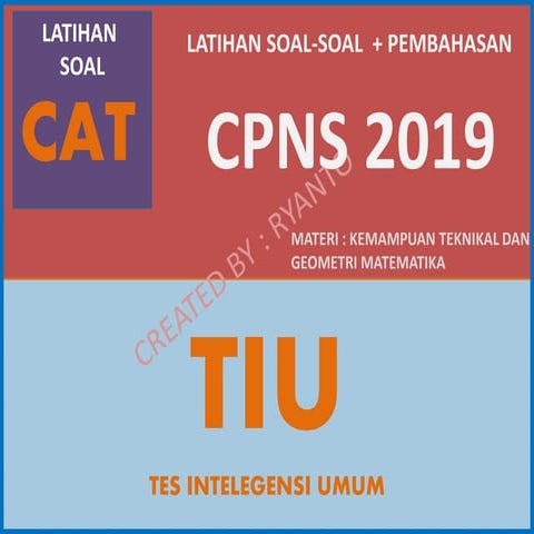 Kemampuan teknikal dan geometri matematika (1)