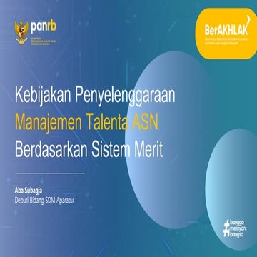 Management Talenta ASN Nasional | PDF