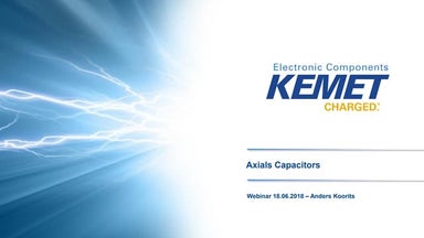 KEMET Axials Capacitors