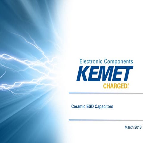 KEMET ESD Capacitors