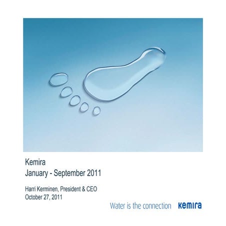 Kemira Interim Report Q3/2011 result presentation