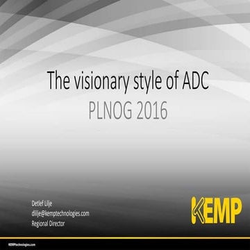 PLNOG16: The visionary style of ADC, Detlef Lilje