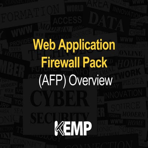 KEMP's Web Application Firewall Pack [Español]