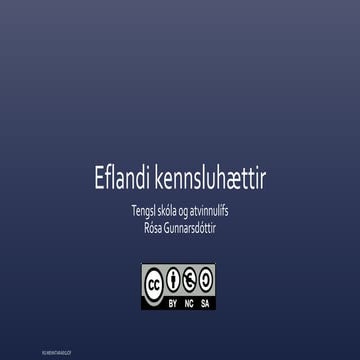 KEN02-2014 Eflandi kennslufræði
