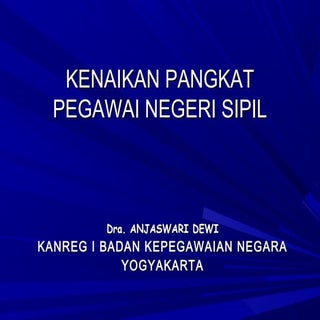 Kenaikan pangkat pns