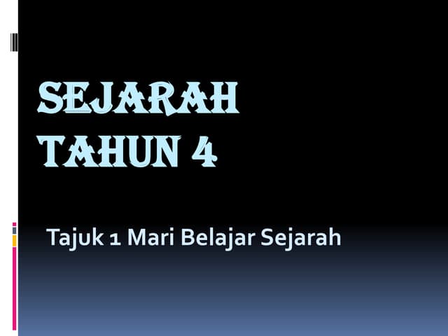 Sejarah kssr tahun 4 peta minda Sejarah kssr tahun 4 peta minda