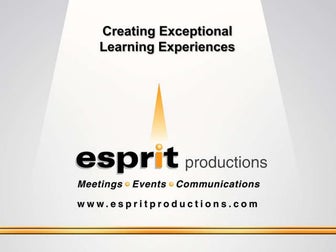 Creating Exceptional Learning Experiences