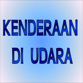 Kenderaan di udara