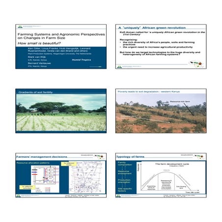 Ken Giller, Wageningen University (with Linus Franke, Huib Hengsdijk)   "Farm...
