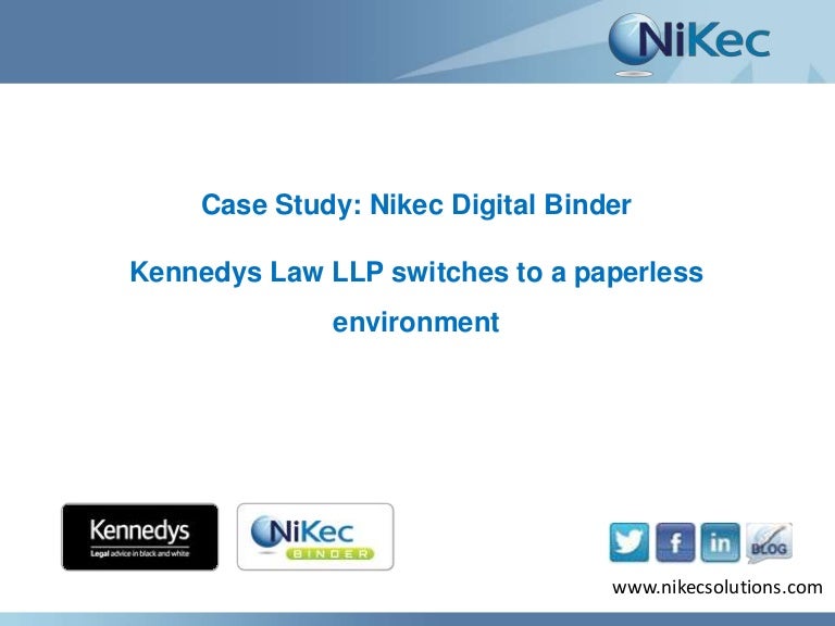 Kennedys Law switches to a paperless environment to save paper, print…
