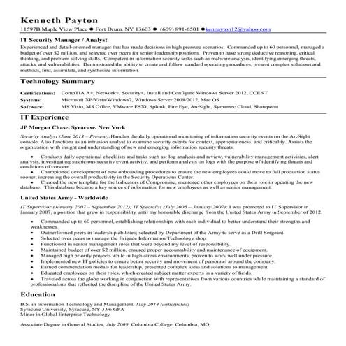 Kenneth Carter's Resume | DOCX