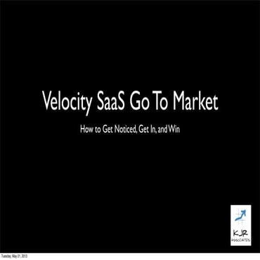 Velocity Marketing - Breaking Through