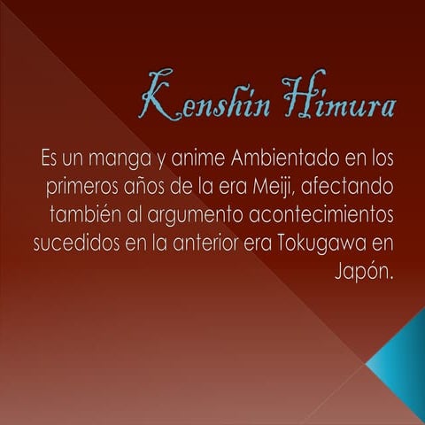 Kenshin himura. horacio german garcia