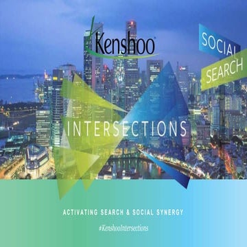 Kenshoo Intersections - Singapore