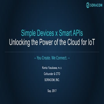 SORACOM-Global Hands-on Series: SORACOM Beam | PDF