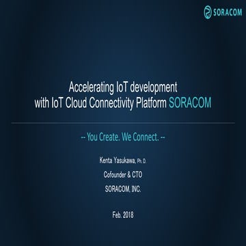 SORACOM-Global Hands-on Series: SORACOM Beam | PDF