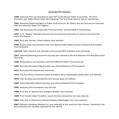 Kentucky ffa-timeline (1) | DOC