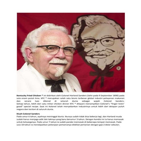 Kentucky fried chicken | DOCX