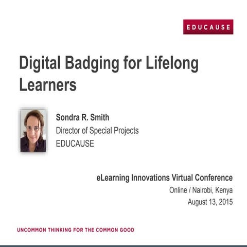 Digital Badging for Lifelong Learners-Aug13-2015