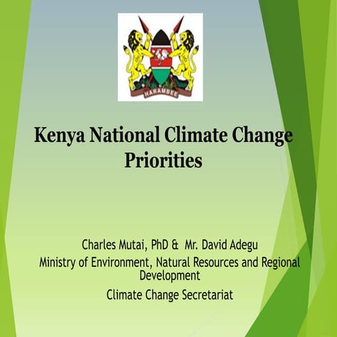 Kenya national climate change priorities2016 (3) | PDF
