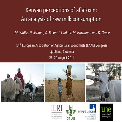 Kenyan perceptions of aflatoxins: An analysis of raw milk consumption
