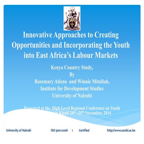 IPAR-IDRC Regional Conference on Youth Employment, Kigali, Rwanda, Lemigo Hot...