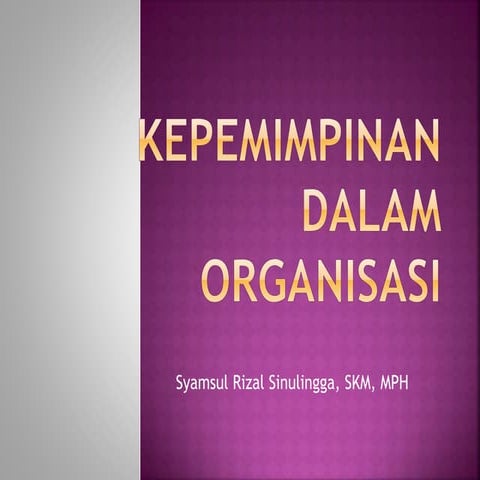 Kepemimpinan dalam-organisasi 