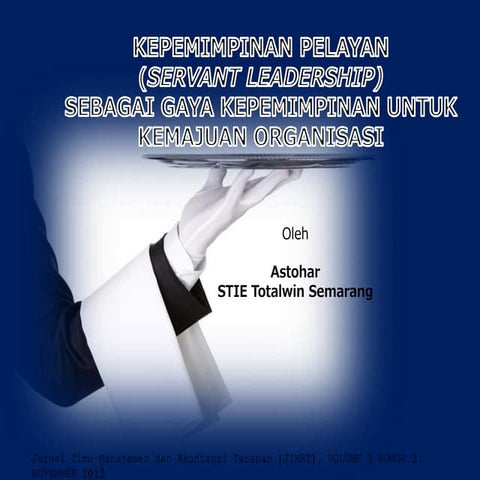 Kepemimpinan pelayan (servant leadership)