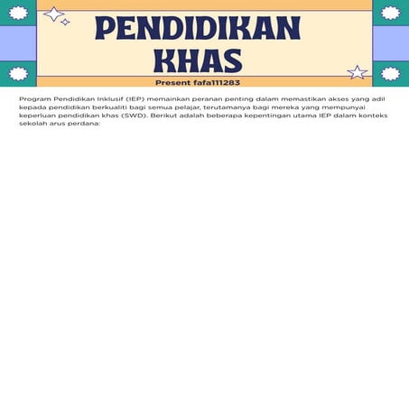 kepentingan Program Pendidikan Inklusif (IEP) di sekolah aliran perdana..pdf