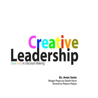 Creative Leadership