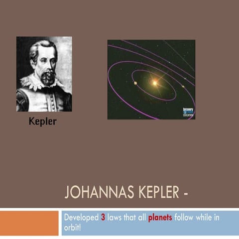 Kepler's Laws of Planetary Motion