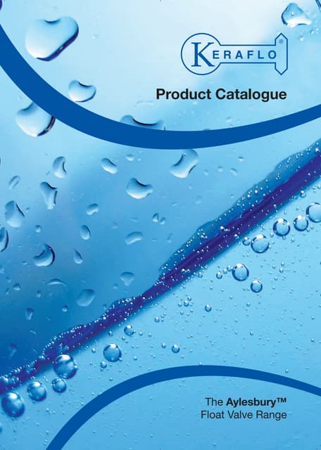 Keraflo Aylesbury KB Type Float Valve - Spec Sheet | PDF | Physics ...
