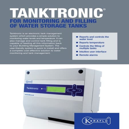 Keraflo Tanktronic Tank Management System - Brochure | PDF