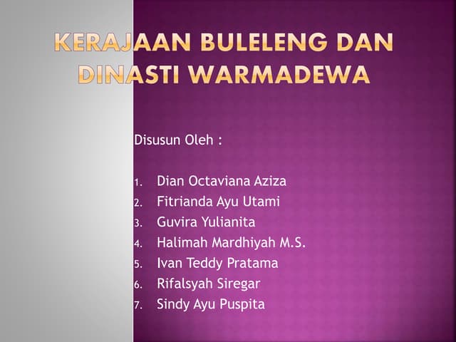 Kerajaan buleleng dan dinasti warmadewa 