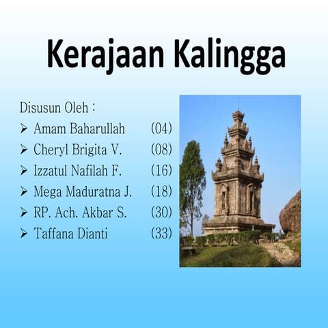Kerajaan Kalingga/Holing