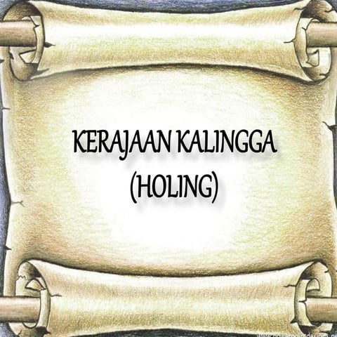 Kerajaan kalingga (holing)