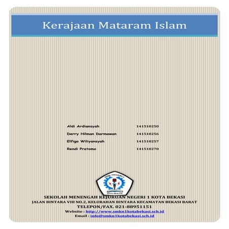 Kerajaan Mataram Islam 1