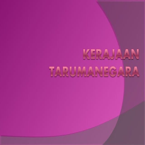 Kerajaan Tarumanegara