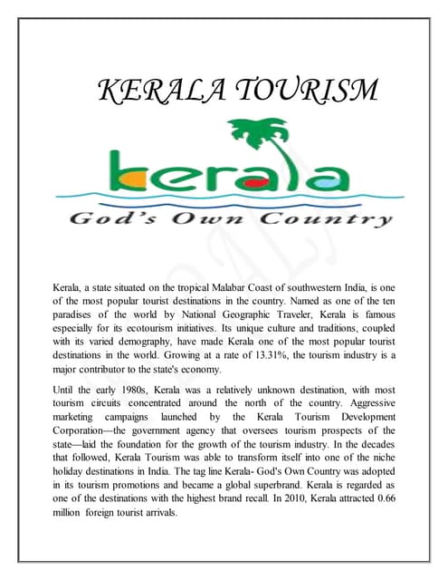 Kerala tourism | PPTX