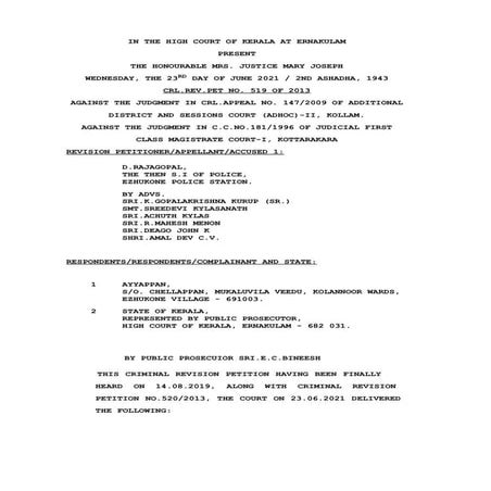 Kerala hc  order d rajagopal-v-ayyappan-anr-402210